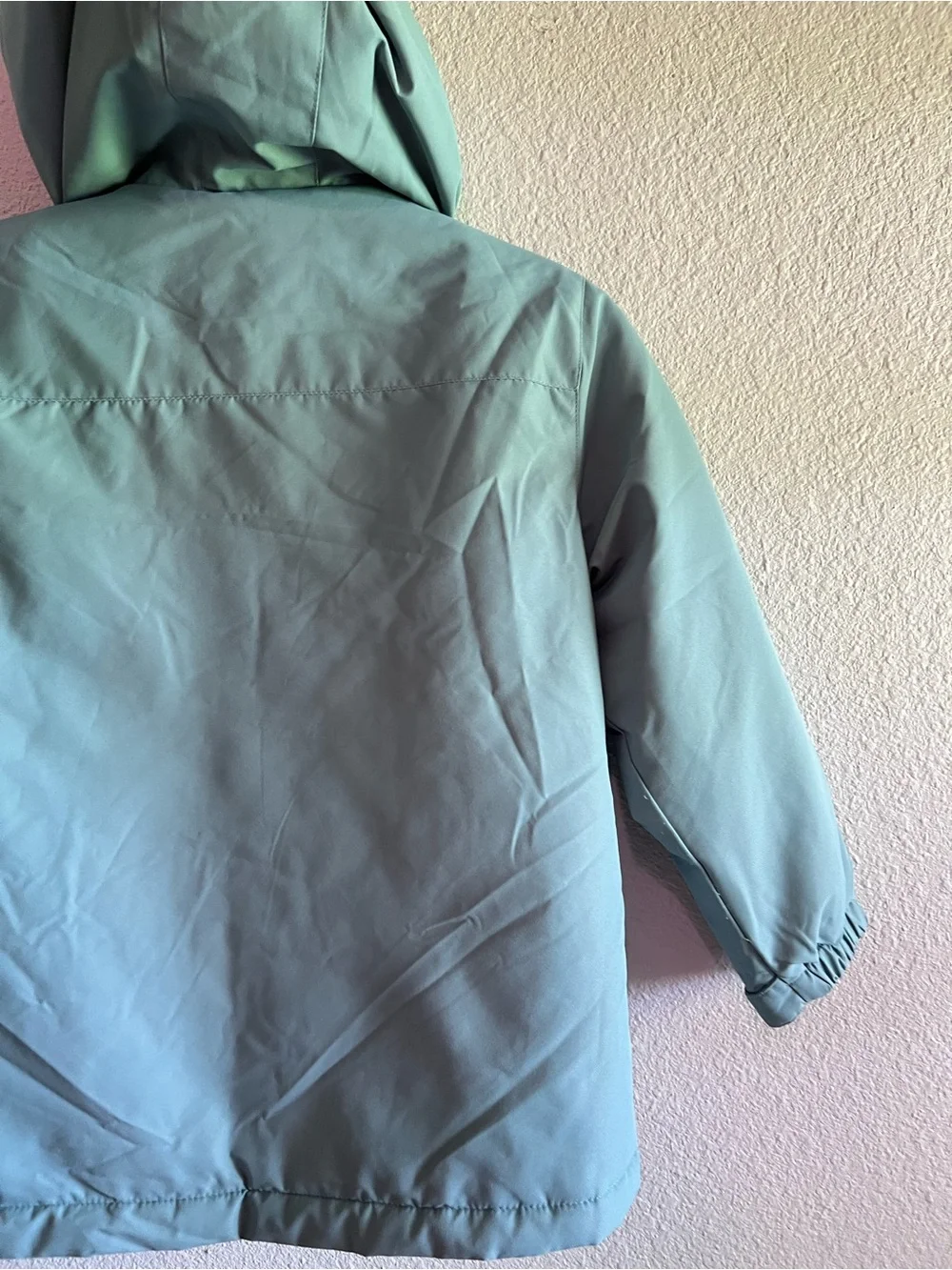 Swiss Tech Kids Mint Hooded Raincoat